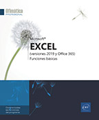 Excel (versiones 2019 y Office 365) Funciones básicas